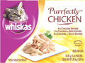 Purrfectly Chicken Wet Cat Food, Variety Pack, 10 Count, 4 Pack | Chicken, Chicken & Beef & Duck Varieties, Flavor-Lock Pouches Seal in Juices, 9% Crude Protein, Pack of 4