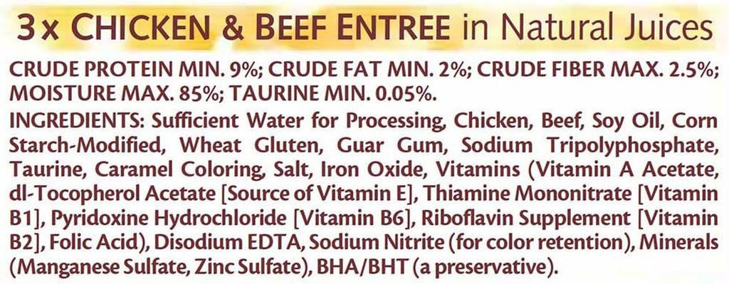 Purrfectly Chicken Wet Cat Food, Variety Pack, 10 Count, 4 Pack | Chicken, Chicken & Beef & Duck Varieties, Flavor-Lock Pouches Seal in Juices, 9% Crude Protein, Pack of 4