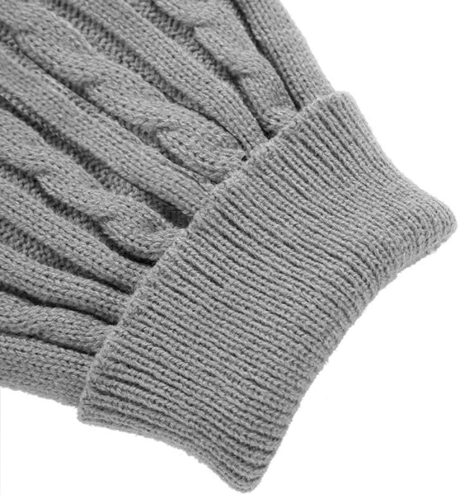 Knitted Small Dog Sweater, Turtleneck Pullover Warm Winter Puppy Clothes | Lightweight & Warm Knitted Winter Sweatshirt, Cold Weather Coat for Dog Girl & Boy, Cute Puppy Costume, Machine Washable